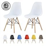 Kultiger Stuhl im 2er Set für Küche, Büro, Lounge, Konferenz- oder Esszimmer