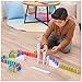 Spin Master Games, Lily Hevesh H5 Domino Creations 100-Piece Neon Dominoes Set, Building Toys for Kids & Family, Classic Activity Game, 1 & Up Players, for Ages 5 & Up