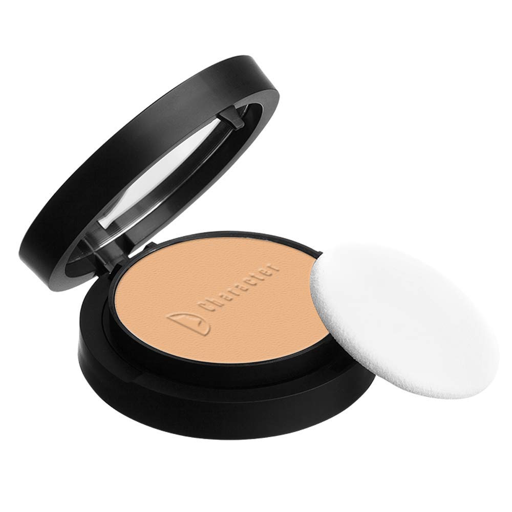 Character Compact Powder - Long-Lasting, Oil-Control Formula | Smooth Matte Finish for Shine-Free Look | Sets Makeup, Perfect for Baking & Highlighting | Skin-Perfecting & Lightweight-picture-28