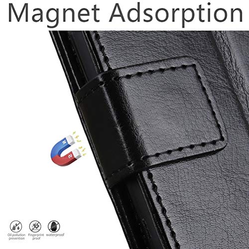 UKDANDANWEI Capa para Galaxy Note 20 Ultra, elegante capa flip de couro PU com compartimentos para c