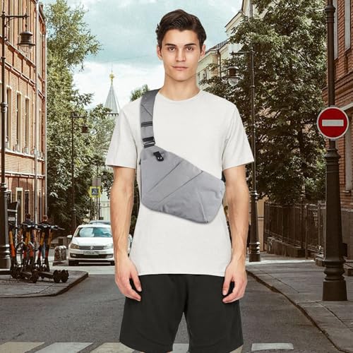 Travel Anti Pickpocket Purses, Slim Carry Crossbody Bag for Women & Man Travel Safe, Waterproof3
