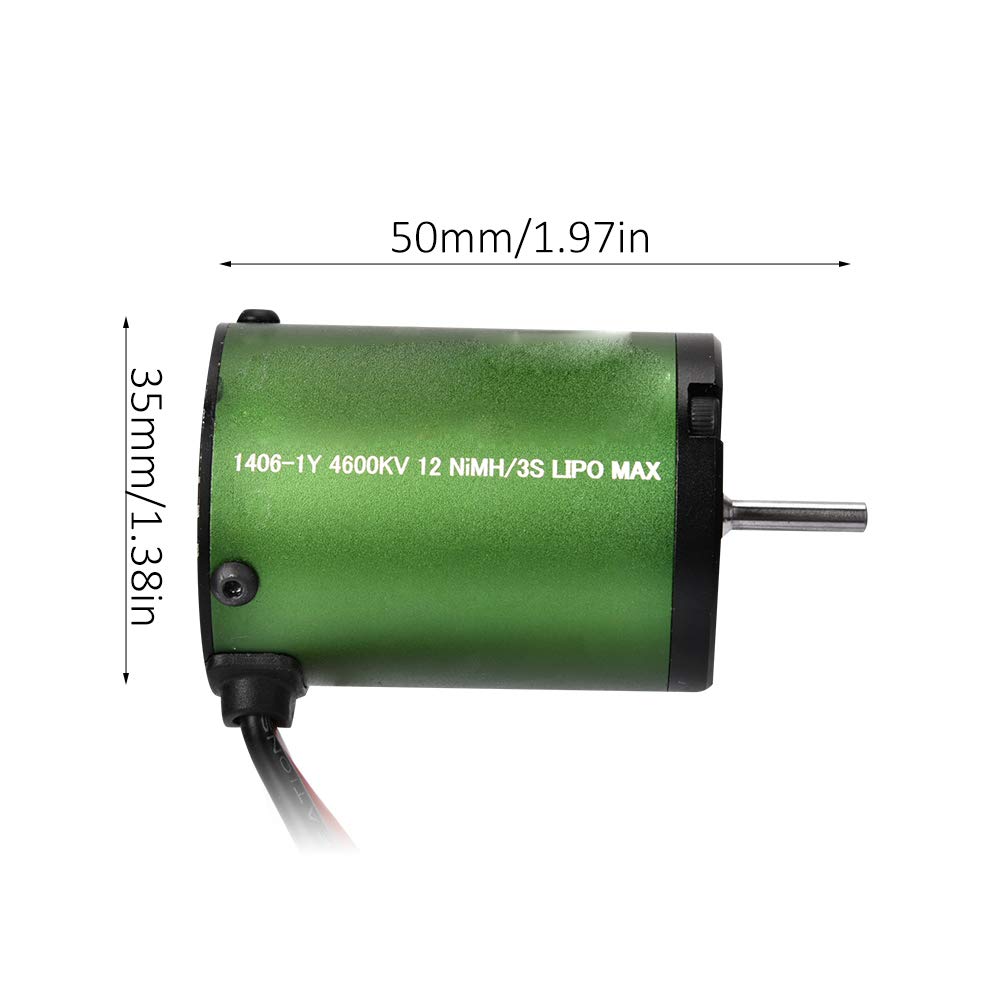 Motori brushless per Rc Castle Creations 1010 Motore 16×8×7 Cm36 1406 4600kv Motore Brushless Parte di ricambio per 1 10 Rc Truck