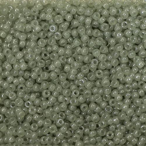 Miyuki Seed Bead 8/0 Dark Sea Green Opaque 22Gram Vial of Japanese Glass Beads