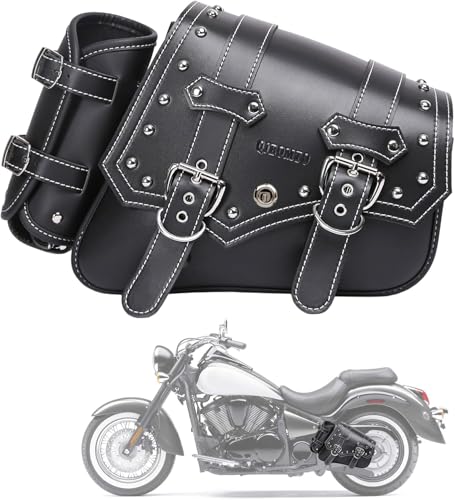 【Pelle PVC integrata ad alta densità】: la borsa laterale in pelle per moto è realizzata in PVC ad alta densità integrato di alta qualità, che è più forte e più durevole rispetto ai materiali sintetici generali e ha una lunga durata. Le caratteristiche specifiche sono le seguenti: resistenza ai graffi, protezione solare, impermeabile, non facile da piegare, migliore flessibilità e facile da prendere.