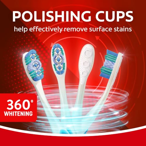 Image of Soft , Pack 1 : Colgate 360 Optic White Full Head Toothbrush, Soft