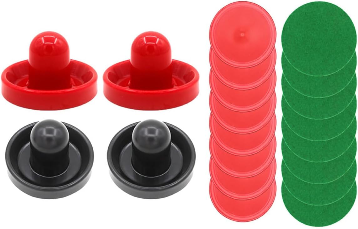 1 Set Air Hockey Paddles for Tabletop Game Includes Felt Fun for Family Carnivals Fairs and