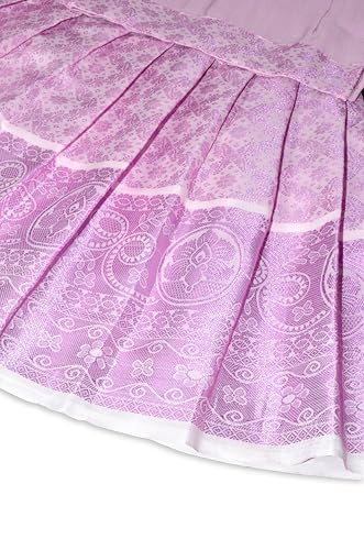 Image of Chandrakala Lehanga Pattu Pavadai For Girls Kids South Indian Dress, (KL115-P)