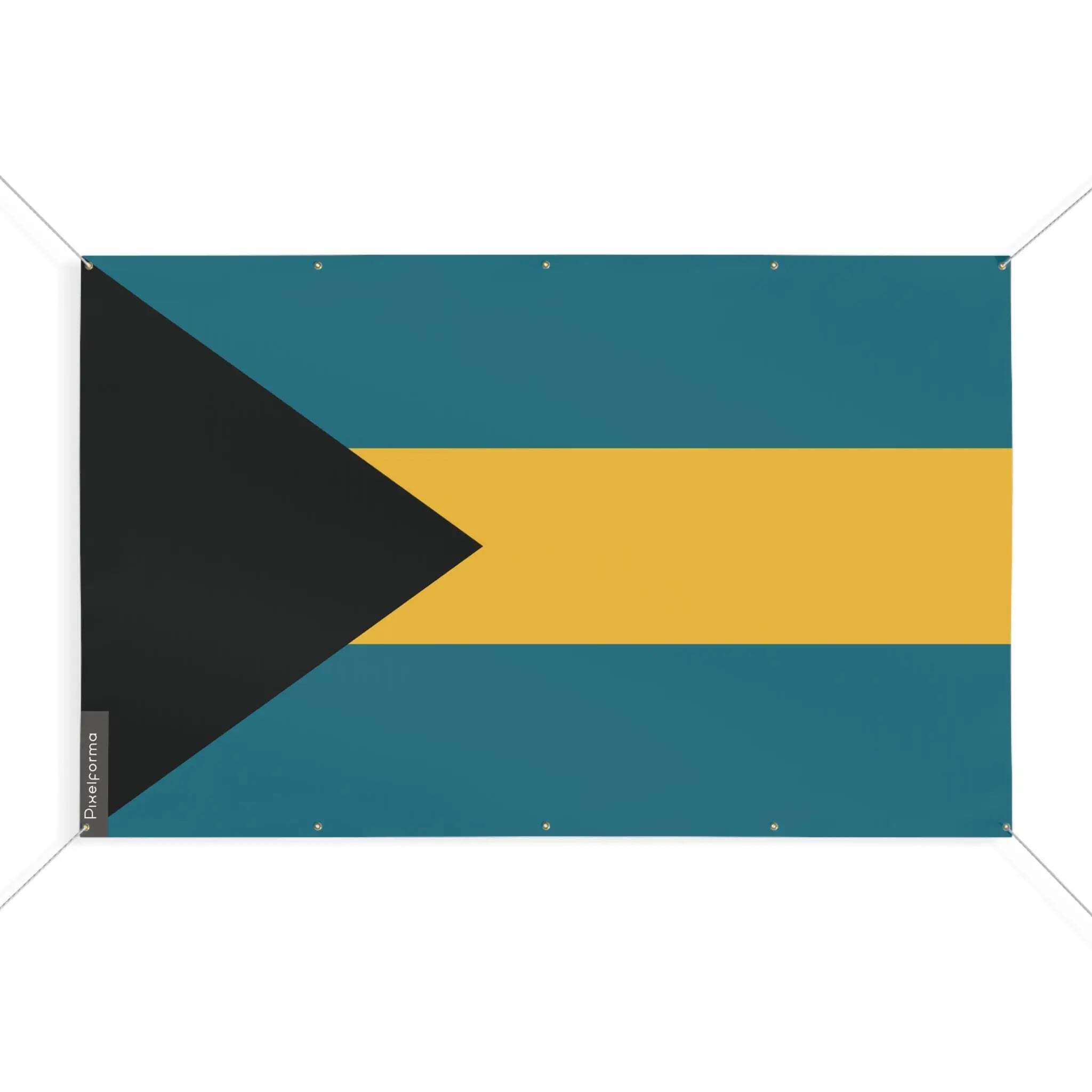 Drapeau Bahamas 100 x 150 cm pour décoration de terrasse - 3
