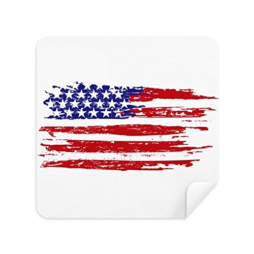 Chiffon de nettoyage lunettes drapeau Air America en suède - Lot de 2