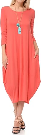 Pastel by Vivienne Womens Cocoon Midi Dress
