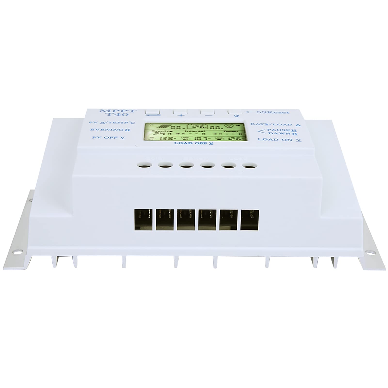 AMONIDA MPPT Regulator ładowania Słonecznego 40A do Wydajnego ładowania 12V 24V w Słonecznych Systemach Oświetlenia Ulicznego