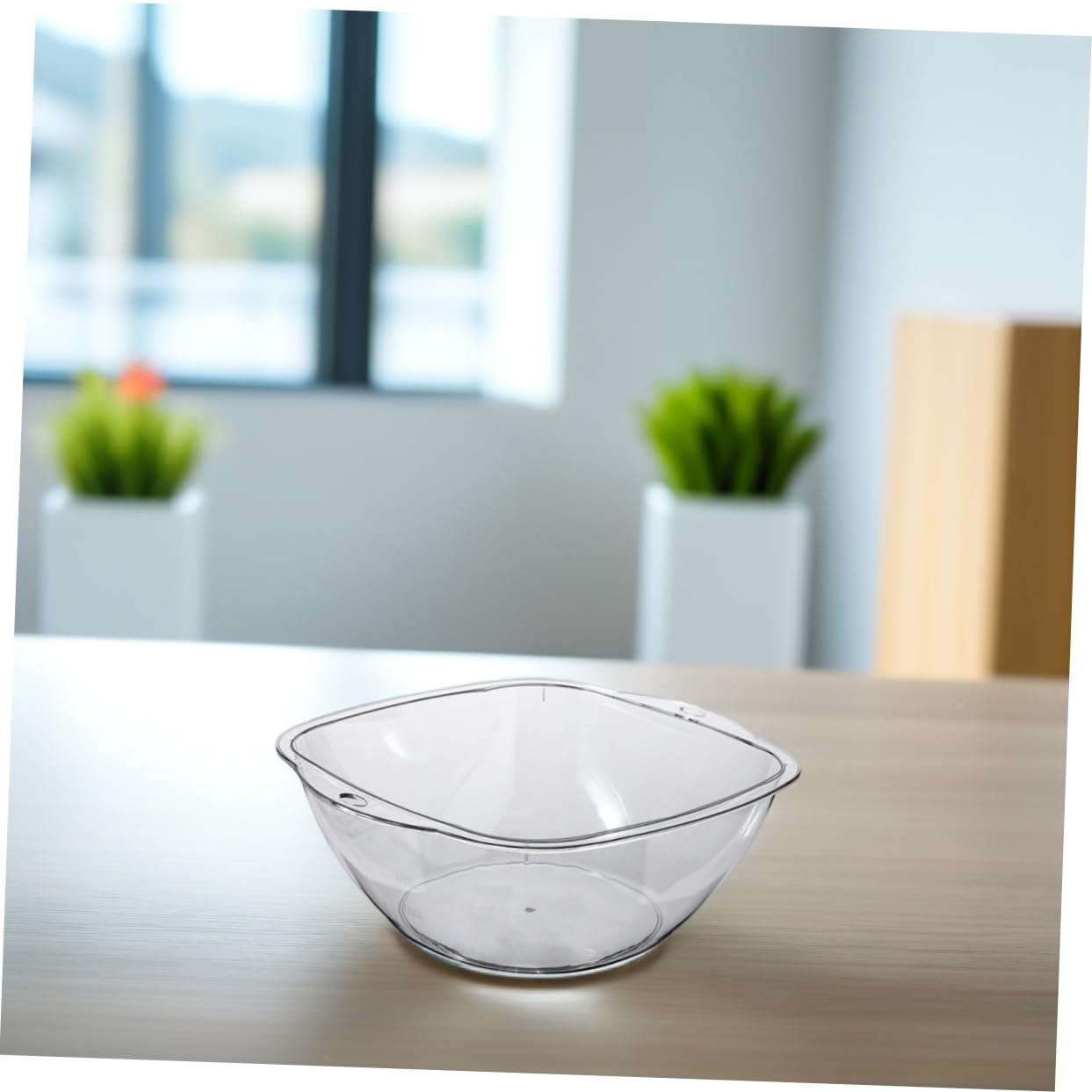 minkissy Clear Plastic Wash Basin and Face Cleansing Basin for Home and Salon Use Multipurpose Design Wear Resistant Material for Skin