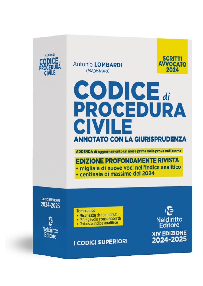 Codice di procedura civile. Annotato con la giurisprudenza. Esame avvocato 2024