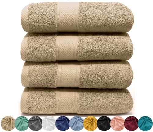 Toallas Lavabo Naranjas Marca LEBENGOOD