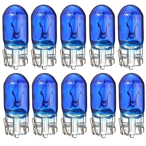 Hallenwerk 10x Stück BLUE VISION W5W T10 12V 5W W2.1x9.5d Standlicht...