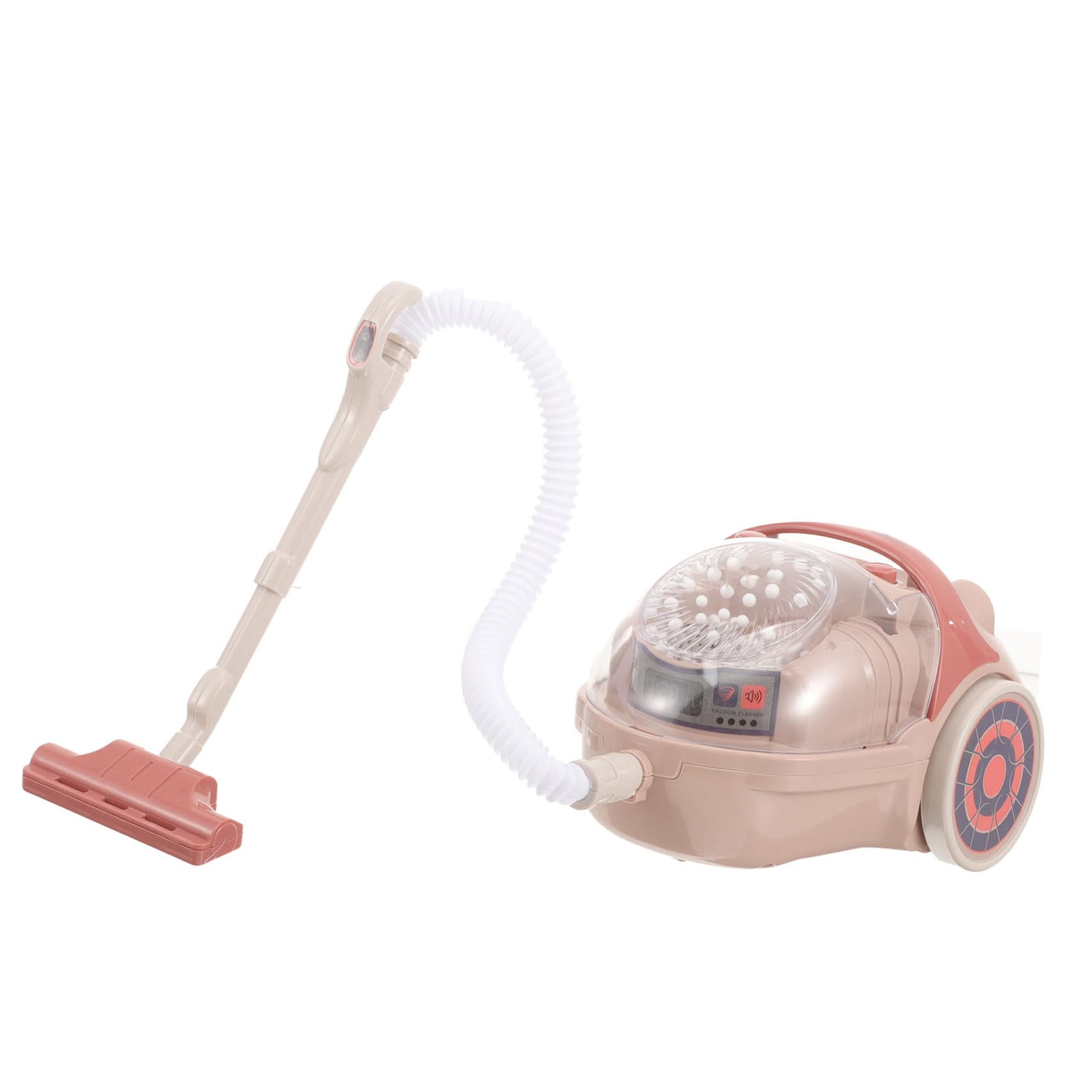 Toyvian Staubsauger Interaktives Haushaltsgerät für Kleinkinder Lustiges Sensory Toy mit Cartoonförmigem Design Leicht zu Reinigen und Sicher für Jungen und Mädchen für Rollenspiele und