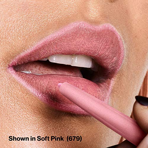 Lip Liner By Revlon, Colorstay Face Makeup With Built-In-Sharpener, Longwear Rich Lip Colors, Smooth Application, 679 Soft Pink #TOP3