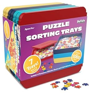 Buffalo Games – Puzzle Sorting Trays – 7 Count (Pack of 1)