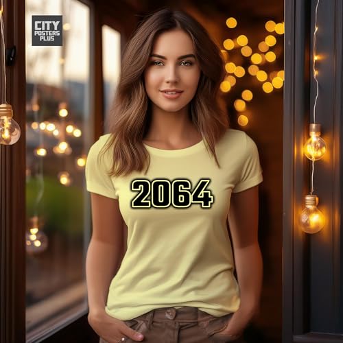 T-shirt femme en coton doux jaune beurre pour vos sorties estivales 2064