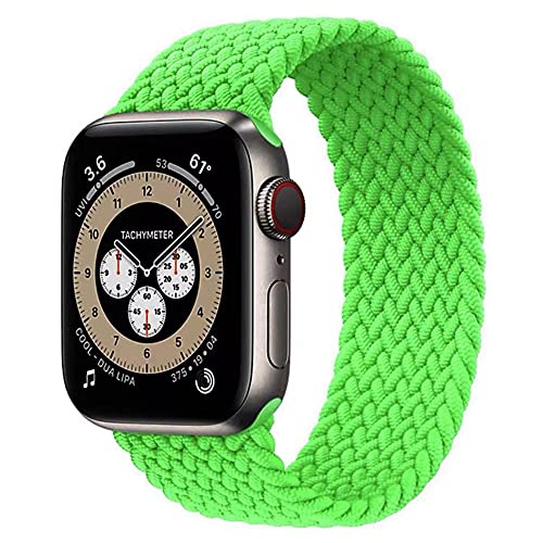Apple watch バンド ブレイデッドソロループ 編組バンド コンパチブル スポーツバンド 交換ベルト Apple watch 7バンド柔らかいシリコーン糸混紡リサイクルヤーン素材 耐衝撃 防汗 apple watch Series 7/6/5/4/3/2/1/SE対応 38mm/40mm/41mm/42mm/44mm/45mm アップルウォッチ バンド iwatch バンド