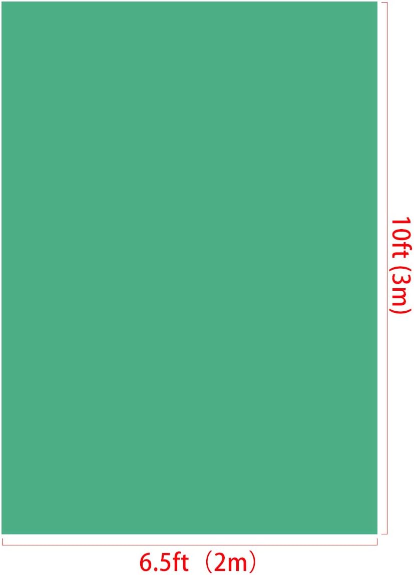 One-Day Sale: Up to 50% Off Kate 6.5x10ft Green Photography Backdrop Solid Color Background for Photographer Studio Props Cotton