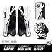 Franklin Sports Street Hockey Goalie Equipment Set - NHL Youth Street Hockey Goalie Pads - Leg Pads, Catch Glove, and Blocker - Youth Goalie Gear Black, 12
