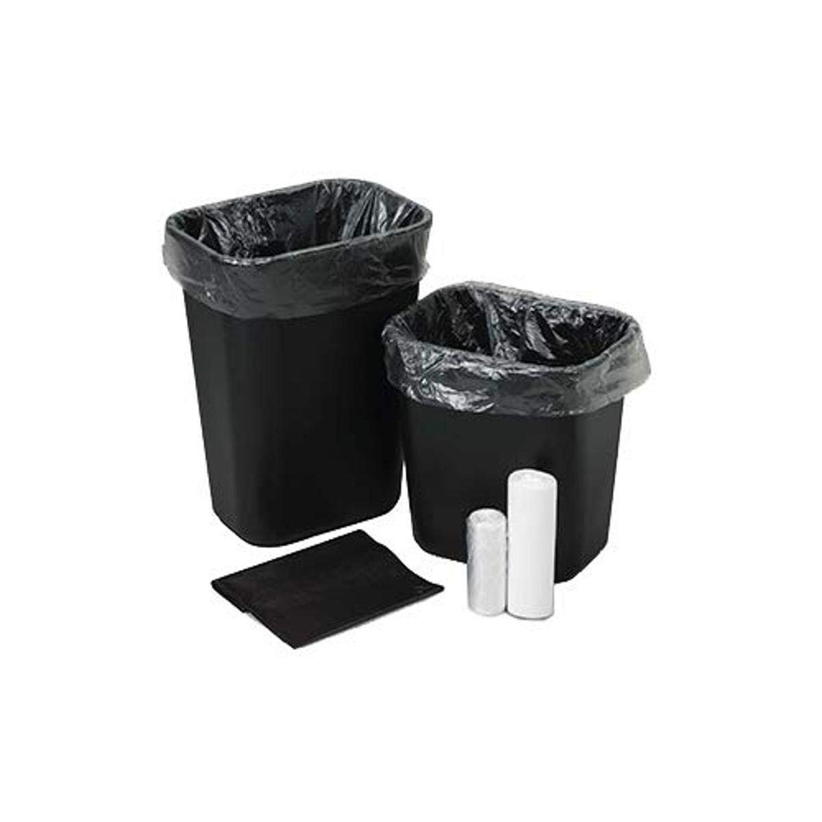 Medegen 4666 Institutional Trash Can Liner, LLDPE Film, Flat Seal, Coreless Roll, Clear, 56