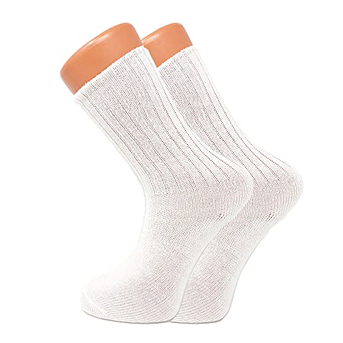 AWS/American Made Women's Loose-Fit Acrylic Crew Socks 3 Pairs Soft and Warm Size 9-114
