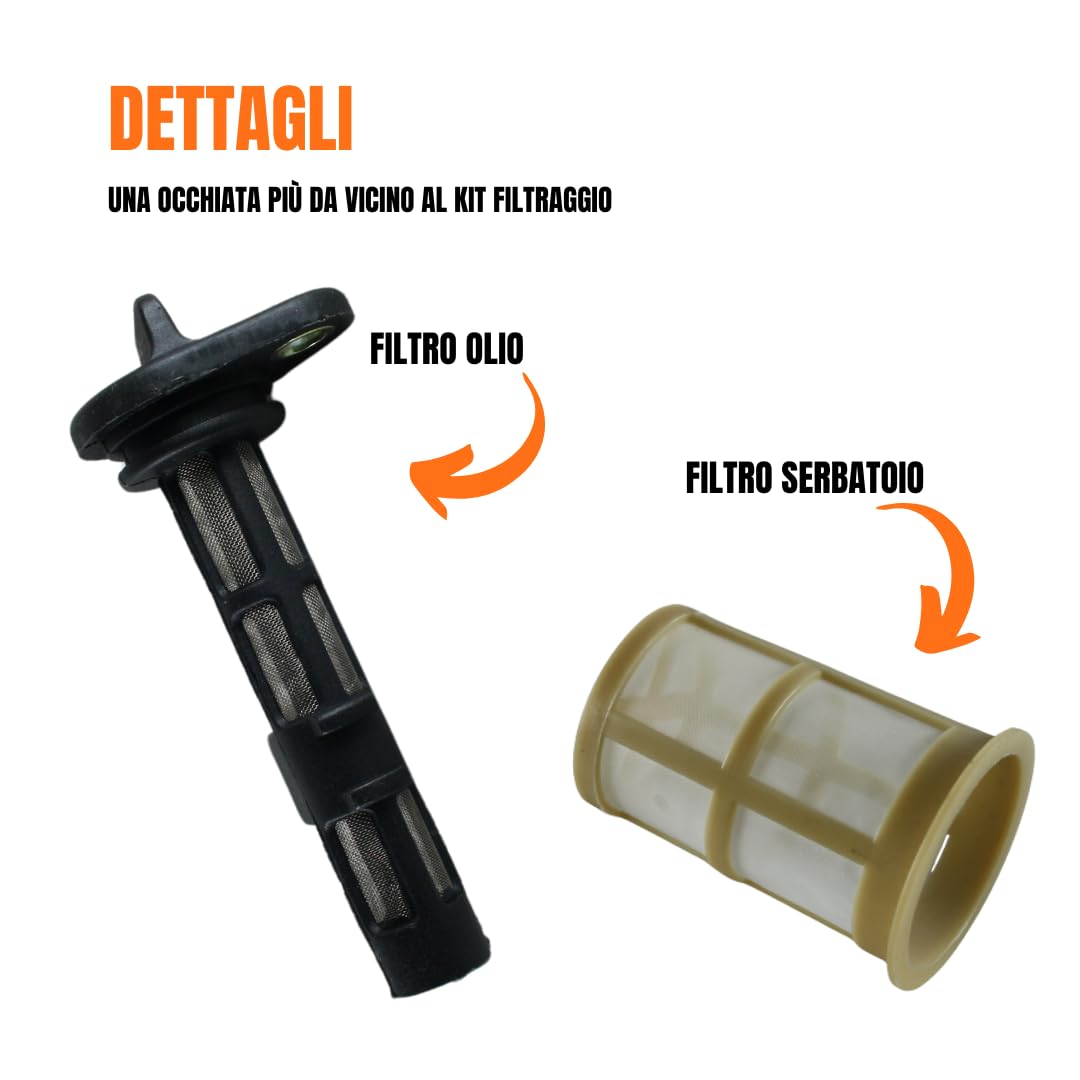 Kit Filtro Serbatoio Olio e Nafta per Motori Yanmar Kama Vulcan Zanetti E Vari Made In China L70 LA178