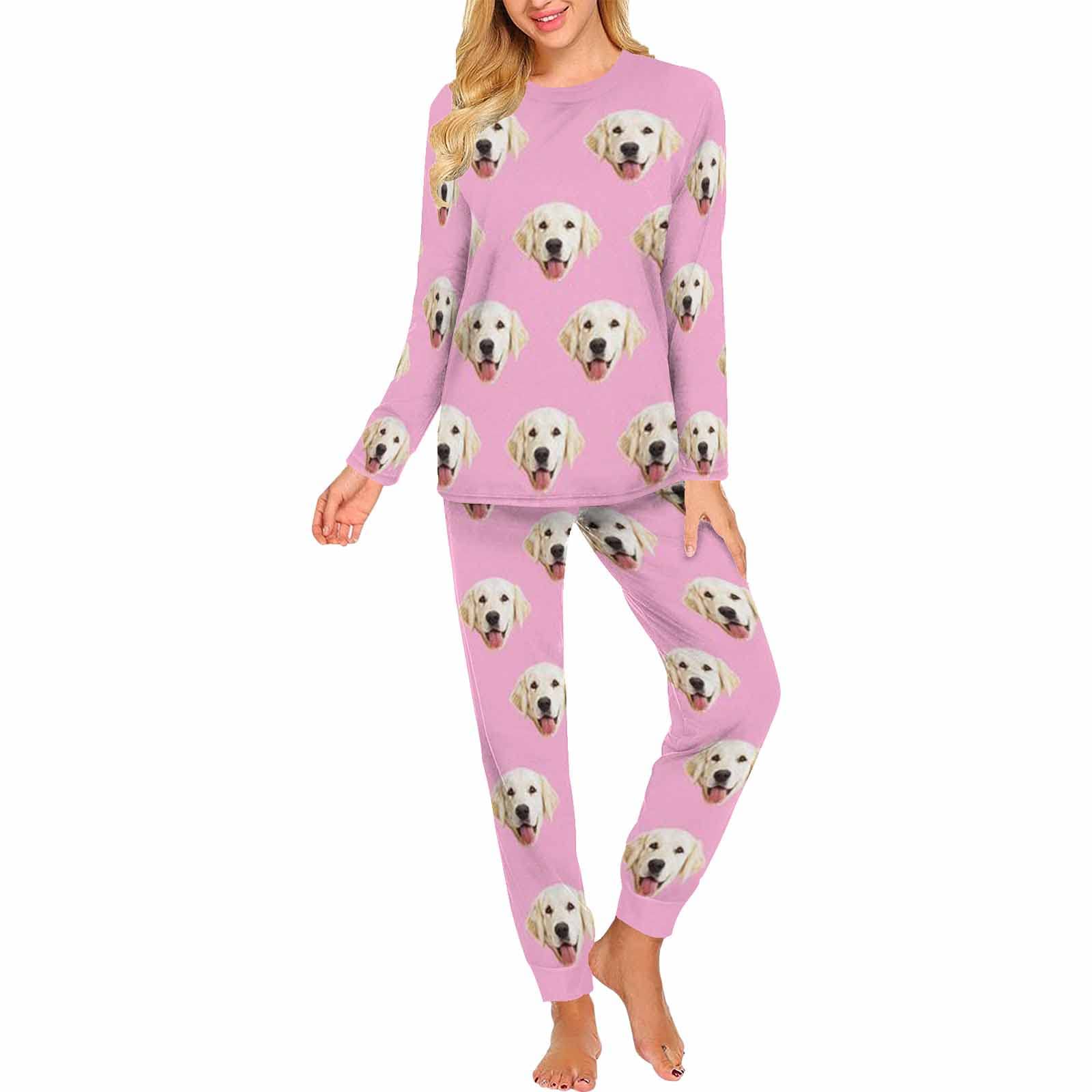 MyPupSocks Custom Face Pajamas Set Women
