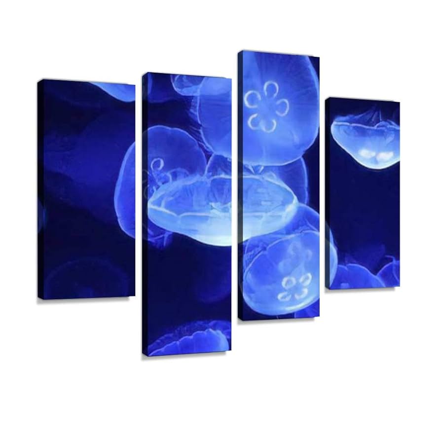 【完売】クラゲの絵 220mm×160mmのキャンバスパネル アクリル画『クラゲの絵』海月 F3サイズのキャンバス - メルカリ