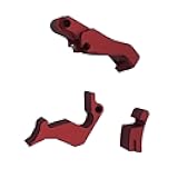 susongshiwen All Metal Stealthburner SB Clockwork 2 Extruder Parts, Back Panel 2 Hollow, Suitable for DIY Voron 2.4/Trident 3D Printer(Image Parts)