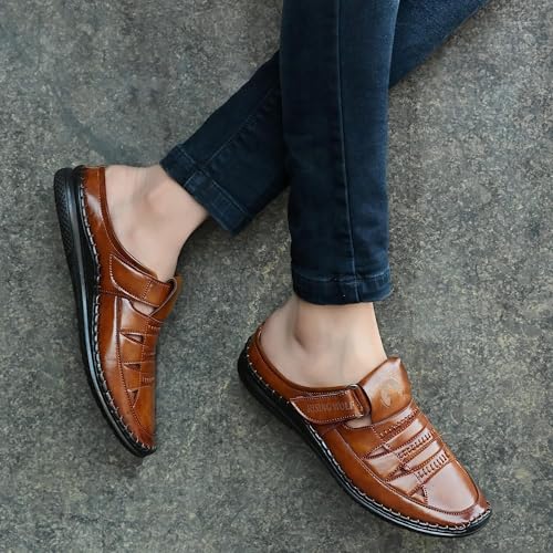 Image of Rising Wolf Men's Synthetic Leather Fisherman Sandals