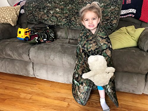 HSD Poncho Liner Military Woobie, Lightweight Multi Use Indoor & Outdoor Blanket, Camping Gear, Sleeping Bag Liner, Survival, Hunting, Tactical Equipment (MARPAT, Adult Size) - Thumbnail 4