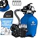 KESSER® Sandfilteranlage Sandfilter + 700g Filterbälle ersetzen 25kg Filtersand 7-Wege Ventil mit Druckanzeige Poolfilter 10 m°/h Filteranlage Filterkessel für Pool 10.200 L/h, Blau tze Set günstig Kaufen-KESSER® Sandfilteranlage Sandfilter + 700g Filterbälle ersetzen 25kg Filtersand 7-Wege Ventil mit Druckanzeige Poolfilter 10 m°/h Filteranlage Filterkessel für Pool 10.200 L/h, Blau