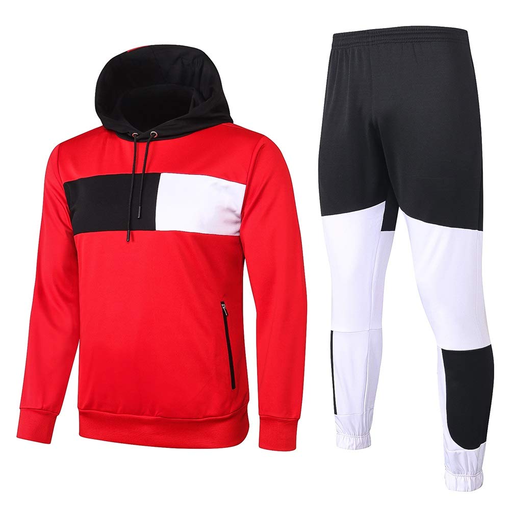 TD Football Club Men’s Jacket Windbreaker Football Jacket & Pants Tracksuit Set Boy's Gift LW0743 (C