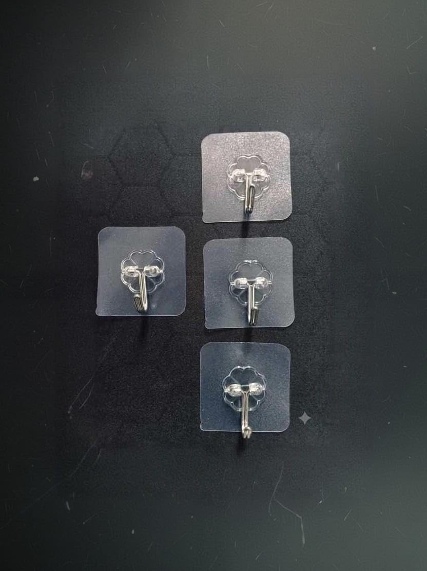 Strong Wall Hook Sticky Wall Hook Kitchen and Bathroom Hook Pack of5-image-39