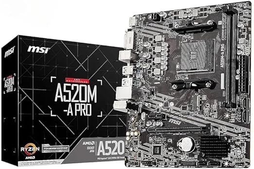 Bundle M.S.I B450M-A PRO MAX II + A.M.D Ryzen 5 3600, Motherboard