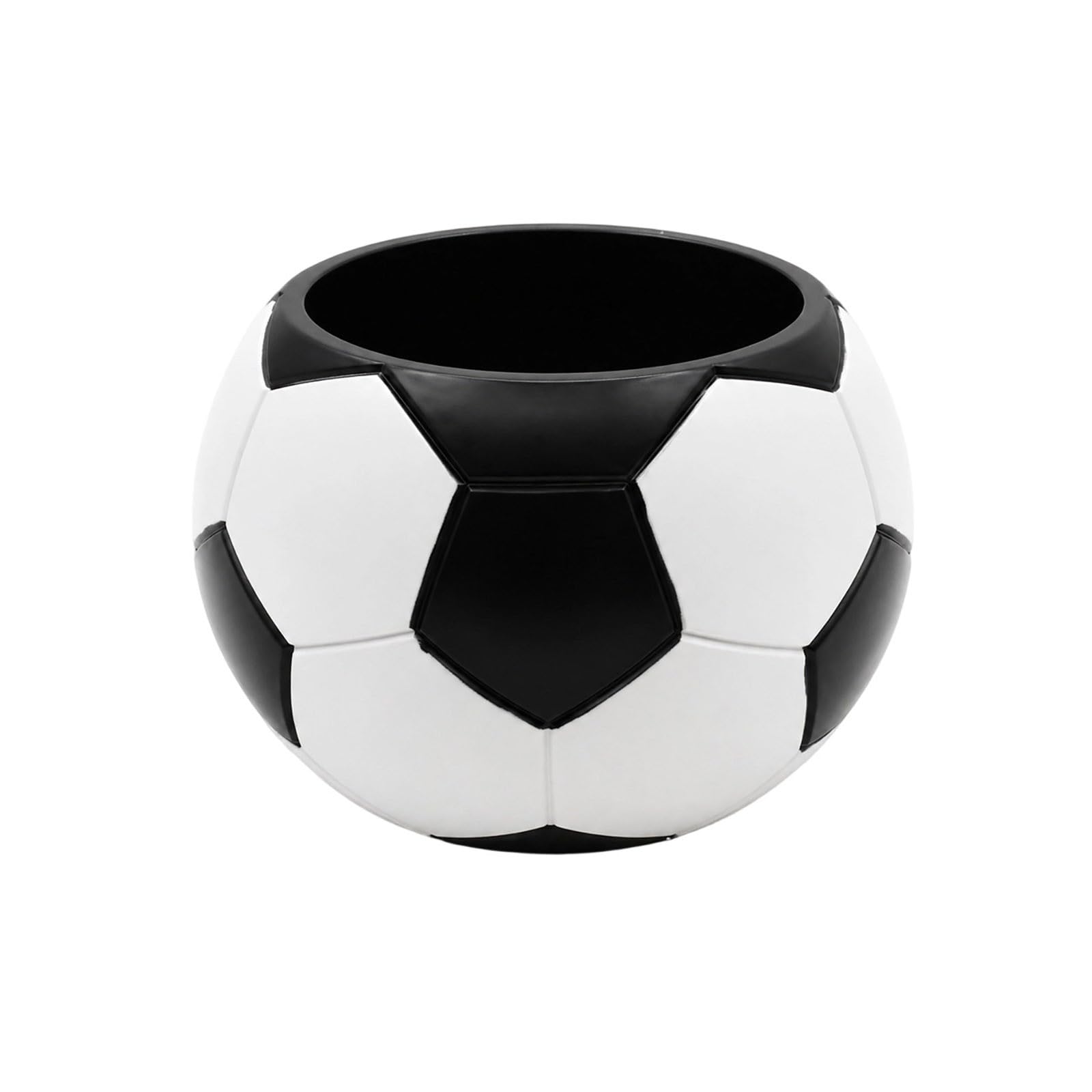 Ciotola per snack a forma di calcio, 15 cm, a tema sportivo, per patatine e dolci, novità per la tavola e decorazione per interni