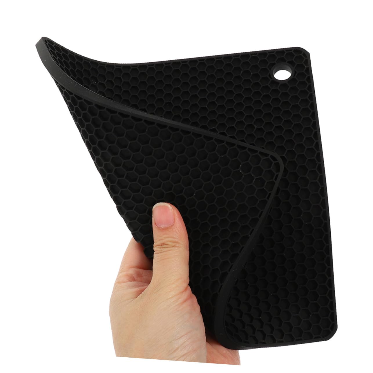 6piezas Almohadillas Térmicas de Silicona Salvamanteles Redondos y Cuadrados Antideslizantes para Mesas y Encimeras Protector de Silicona para Sartenes Calientes