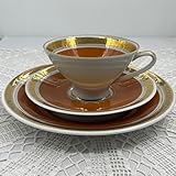 marque porcelaine thuringe tasse, soucoupe et assiette à gâteau