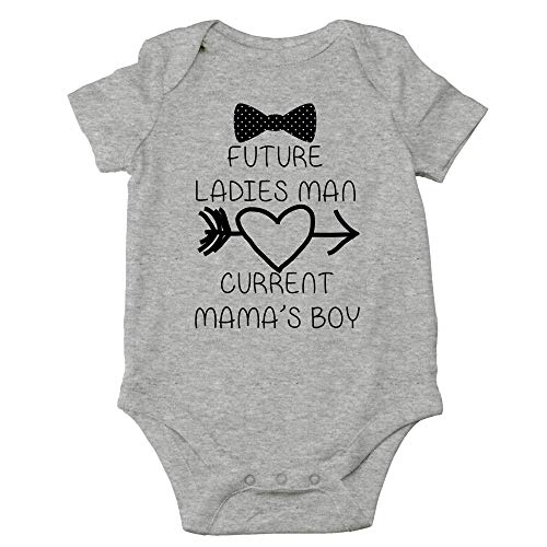 Image of CBTwear Future Ladies Man Current Mama's Boy Funny Romper Cute Novelty Infant One-piece Baby Bodysuit