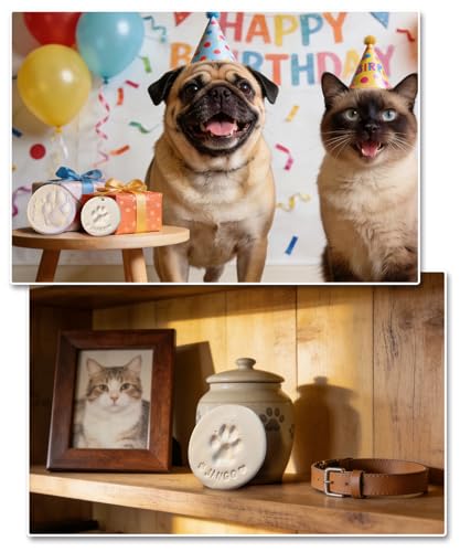 PewinGo Pfotenabdruck Set Hund oder Katze 3D – Ansicht 7