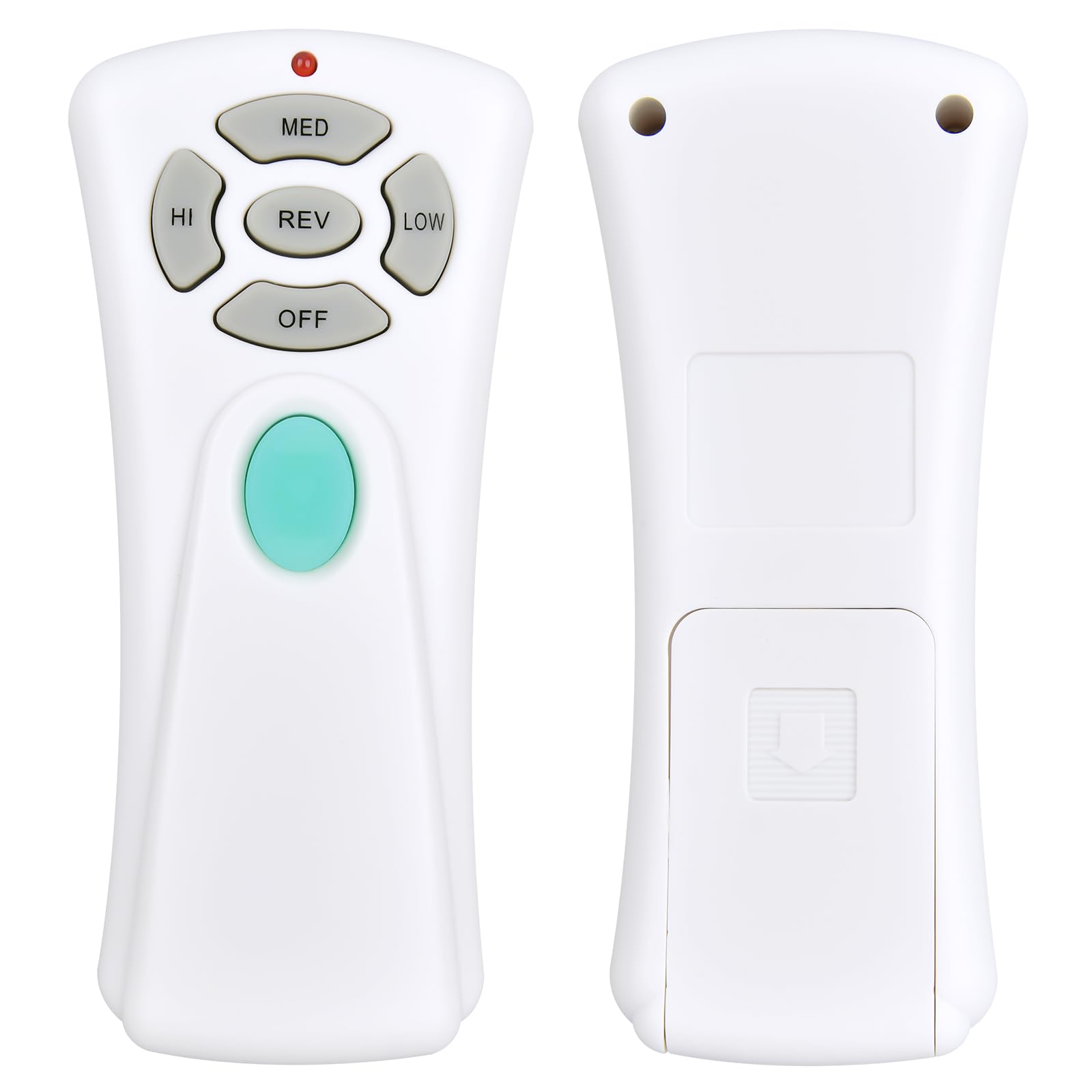 Control remoto para ventilador de techo CHQ7080T UC7080T con reversa, 3 velocidades, regulador de luz arriba/abajo, reemplazo para ventilador de techo Hampton Bay, Harbor Breeze - Solo control remoto