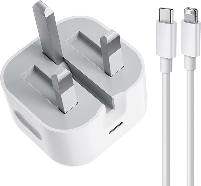 iPhone 20W USB C Fast Charger, iPhone Fast Charger Plug fast Charger Power and 1M iPhone USB C Charger Cable Compatible with i-Phone 13 12 11 Pro Max Mini X XR Xs/i-Pad, iPhone USB C Fast Charger