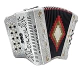 Rossetti, 34-Key Accordion (ROS3412-FBE-WT)