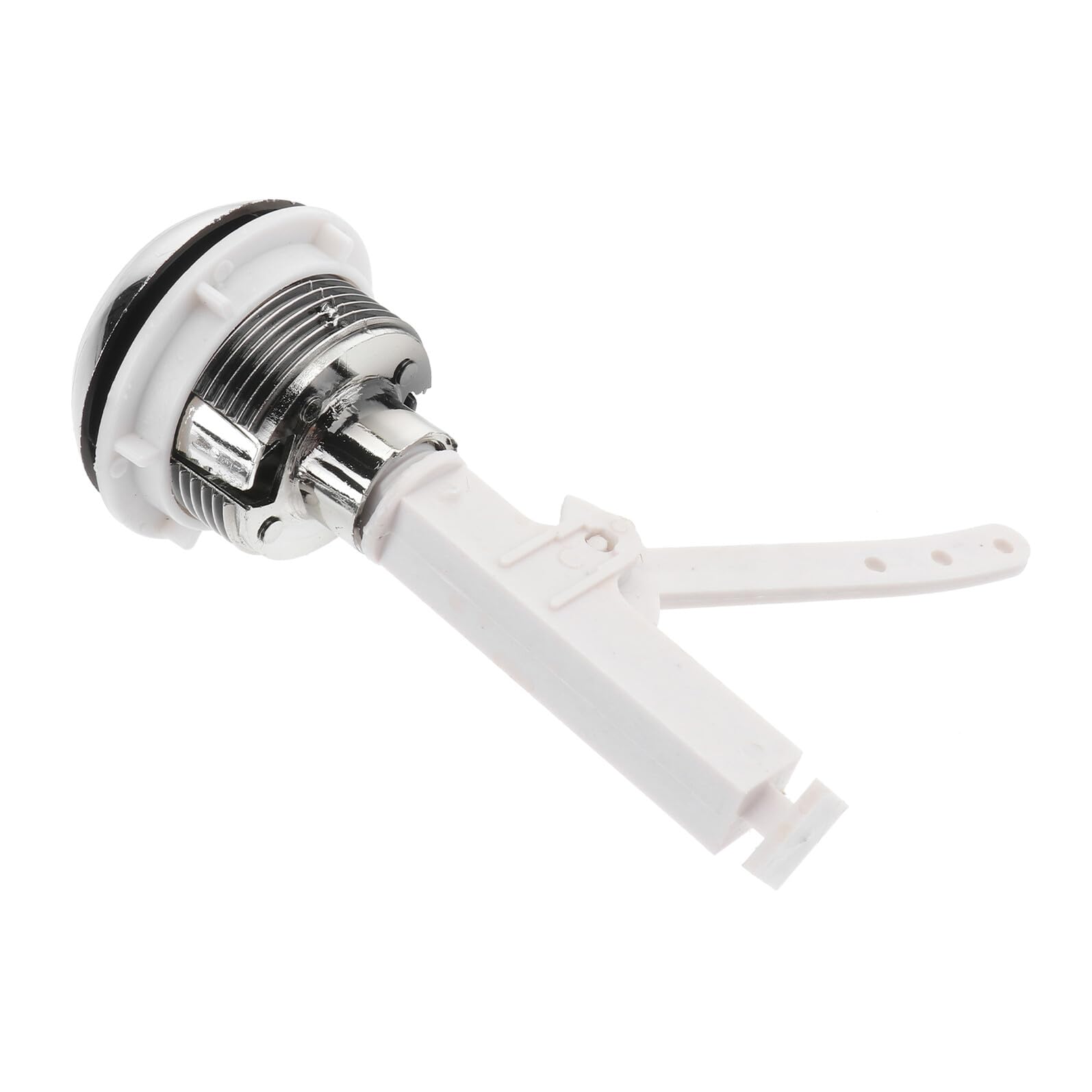 Alipis 12-Piece Toilet Flush Button Rod Replacement Kit – Adjustable Length Plastic Push Rods For Toilet Tank Repairs (White)