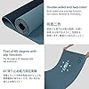 Yoga Mat Non Slip, Eco Friendly Fitness Exercise Mat with Carrying Strap,Pro Yoga Mats for Women,Workout Mats for Home, Pilates and Floor Exercises (Grey Blue/Black, Thickness-6mm)