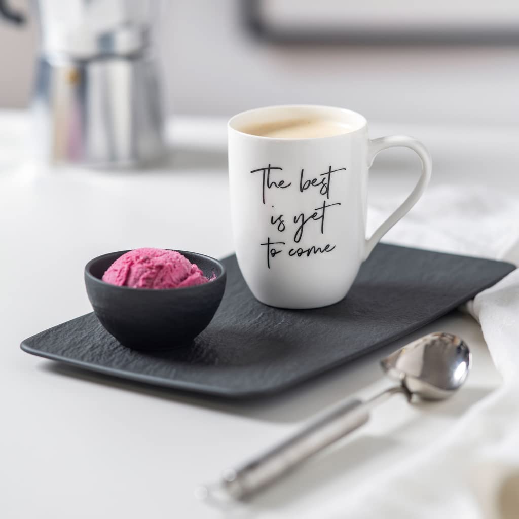 Villeroy & Boch - Statement, Mug, “The Best is Yet to Come”, 280 ml, Premium Porcelain, White, 1 Stück (1er Pack) - Image 3