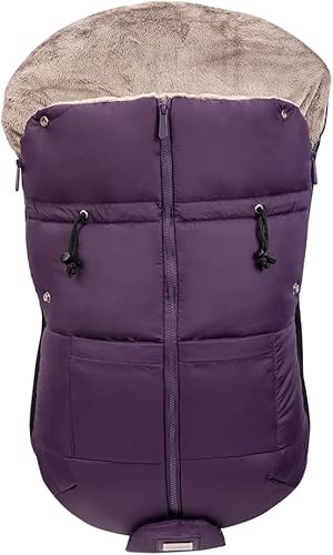 AGACAS Saco de dormir universal para cochecito Saco de dormir grueso para invierno, cubierta repelente al agua, manta de corte, se adapta a todos